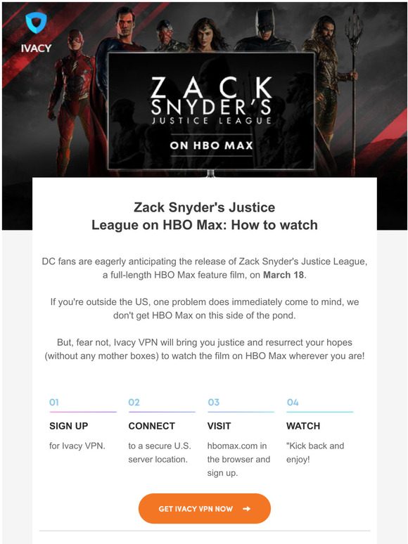 Watch Justice League Snyder Cut from ANYWHERE: solution inside