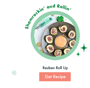 Shamrockin' and Rollin' - Reuben Roll Up | Get Recipe