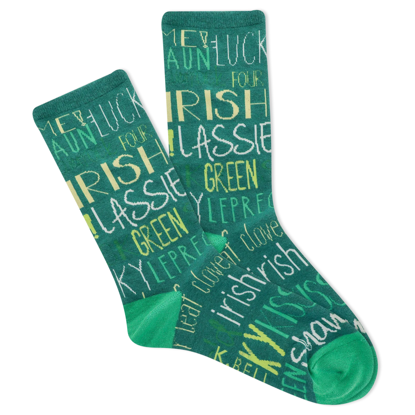 Image of Women's Lucky Words Crew Socks