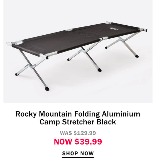 camp stretcher briscoes