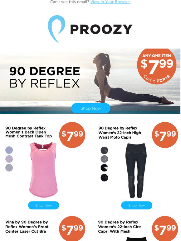 $7.99 Sale! All 90 Degree by Reflex 