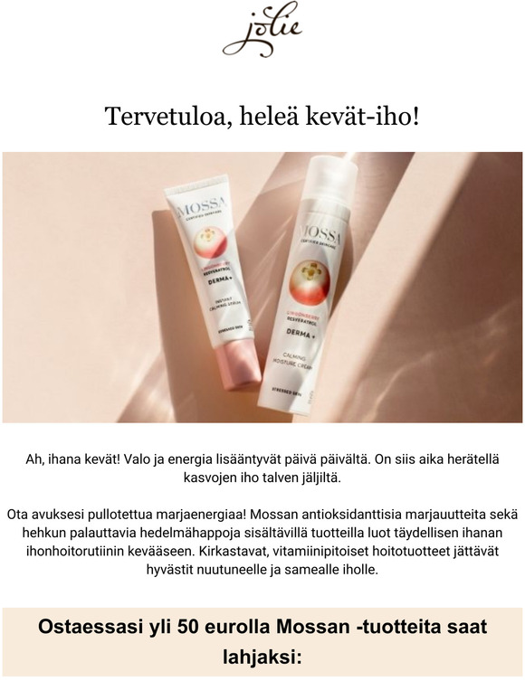 Tervetuloa, hele kevt-iho