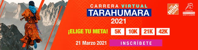 Carrera Virtual Tarahumara 21 Marzo 2021 ¡Inscríbete!