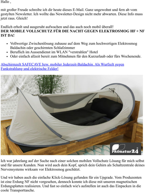  Mobiler EMF Vollschutz! Es hat ja eh nur Jahre gedauert!