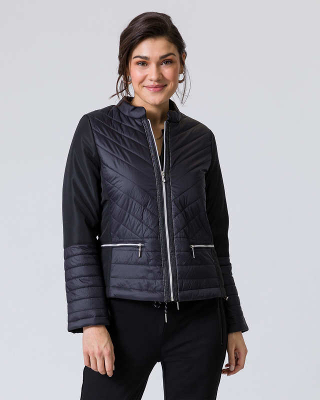 Jacke mit Dekostepp