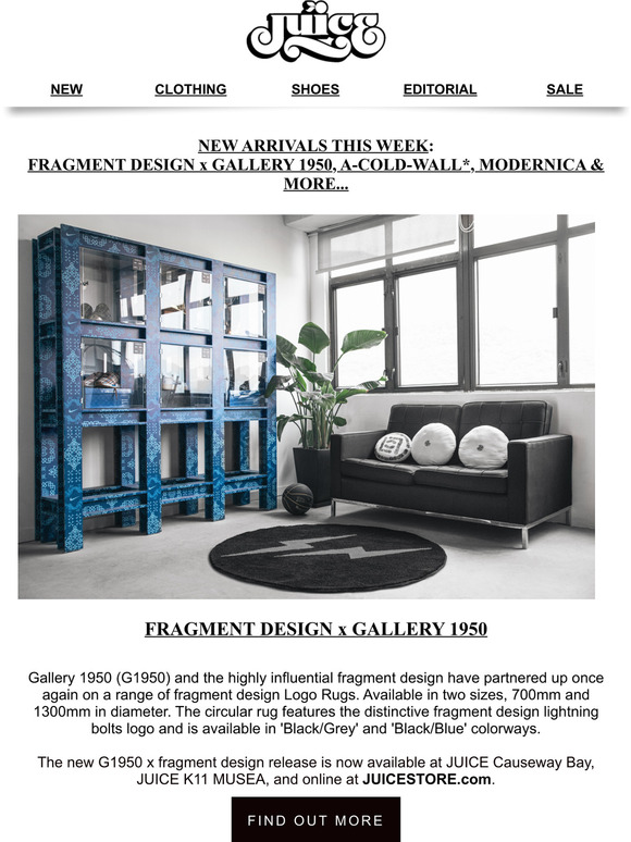 Gallery 1950 Fragment Design ラグ フラグメント Gallery 1950