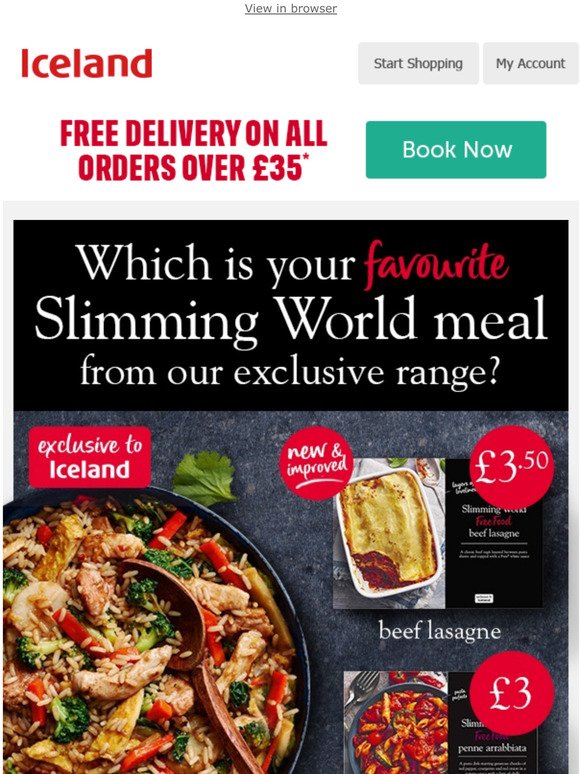 Which is your favourite Slimming World meal?