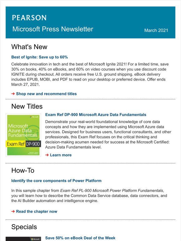 Microsoft Press: What's New: Cert renewal, Exam Ref AZ-500, and more |  Sns-Brigh10