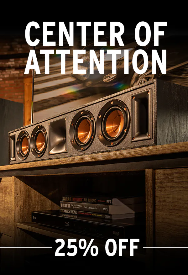 Klipsch Crystal Clear Dialogue Hear What You Have Been Missing With The R 34c Milled