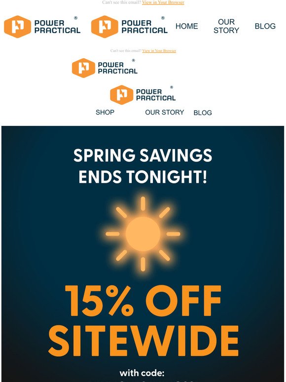 Last chance to save!