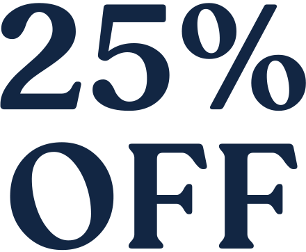 25% OFF