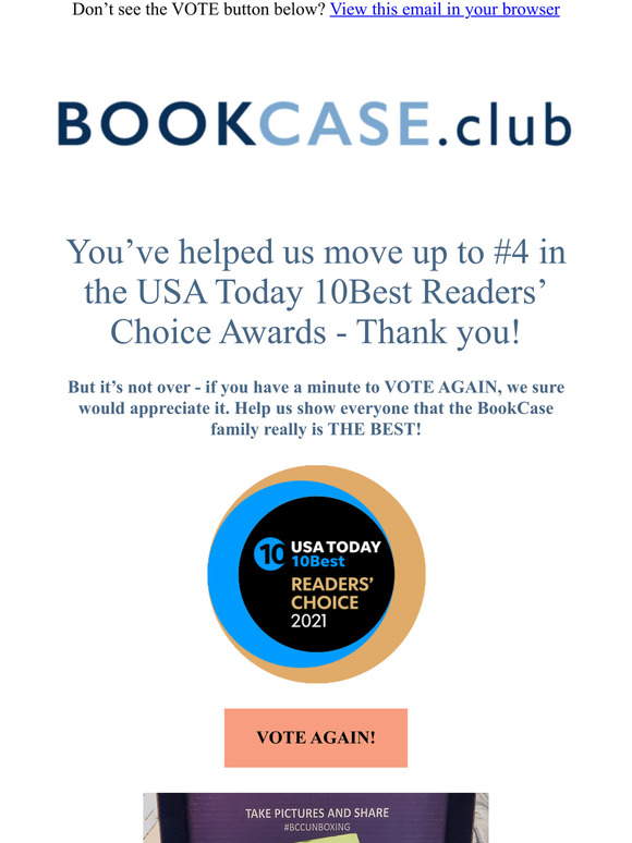 Thanks for voting for us, we're currently #4!