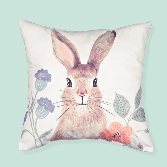 Easter bunny cushion $8.