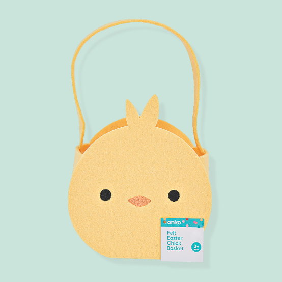 Felt basket $2.
