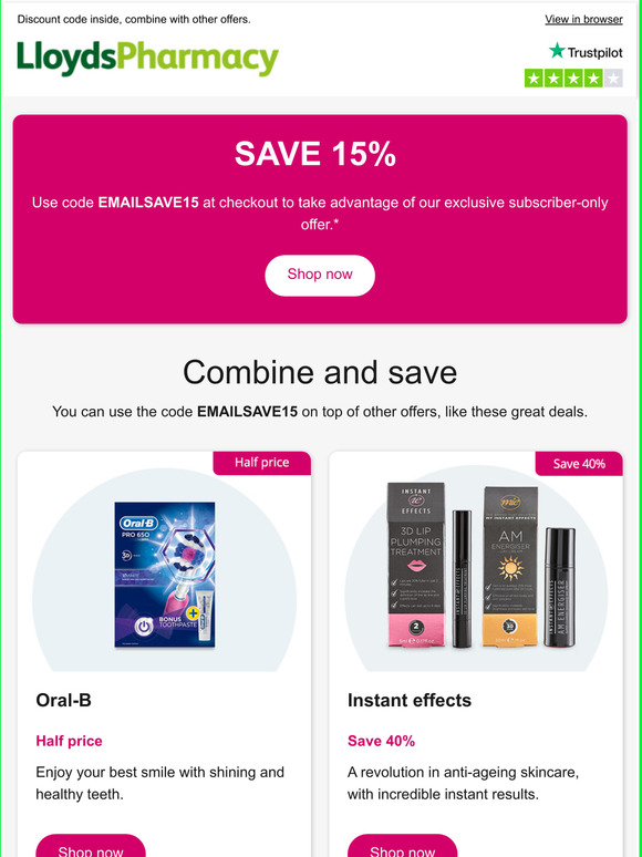 lloyds pharmacy - online doctor Email Newsletters: Shop Sales ...