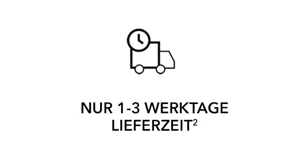 Nur 1-3 Werktage Lieferzeit