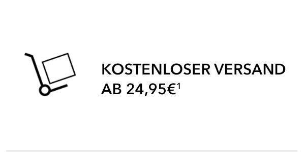 Kostenloser Versand ab 24,95 €