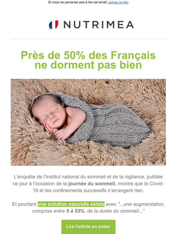 Jusqu' 53% de sommeil en plus