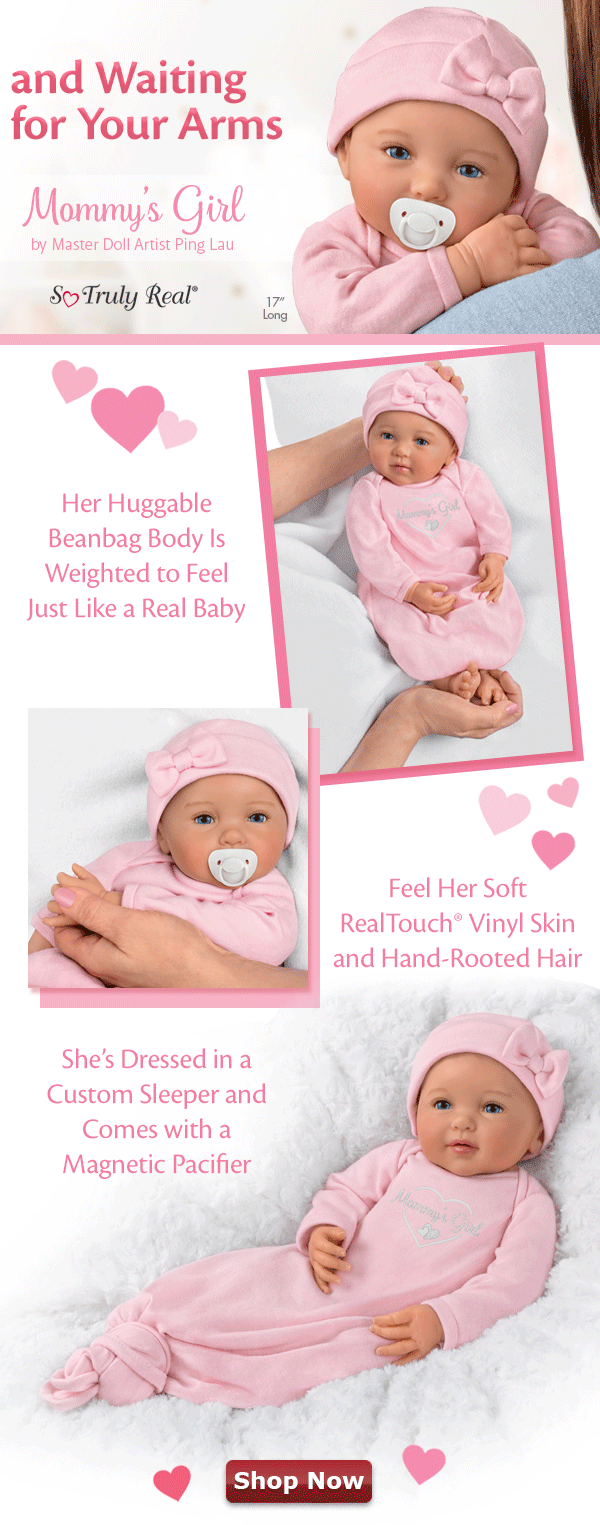 Ashton Drake BEACH BABY Girl Doll 20 So Truly Real Baby Doll By Sherry