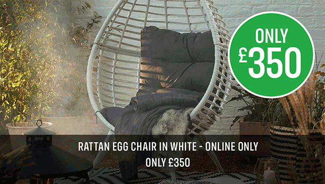 Homebase: EGG CHAIR ONLY 350, plus all the rest of this weeks home and