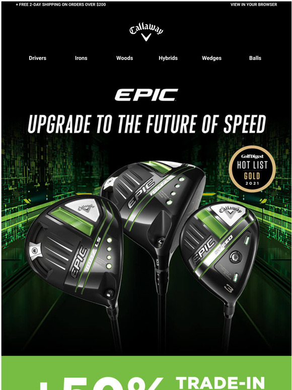 Shop Callaway Golf EPIC Get An Extra 50 TradeIn Bonus Milled