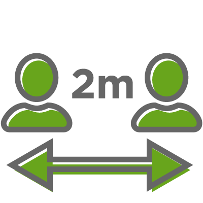 2m distance