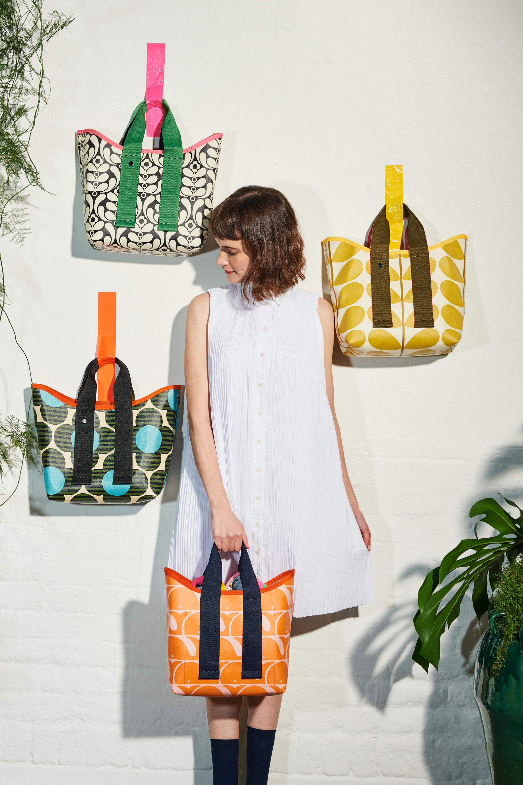 orla kiely medium tote bag