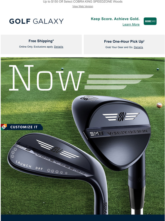 Golf Galaxy Titleist Vokey Design SM8 Slate Blue Wedge Is Here! Milled