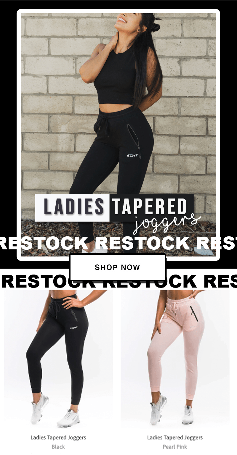 echt tapered joggers