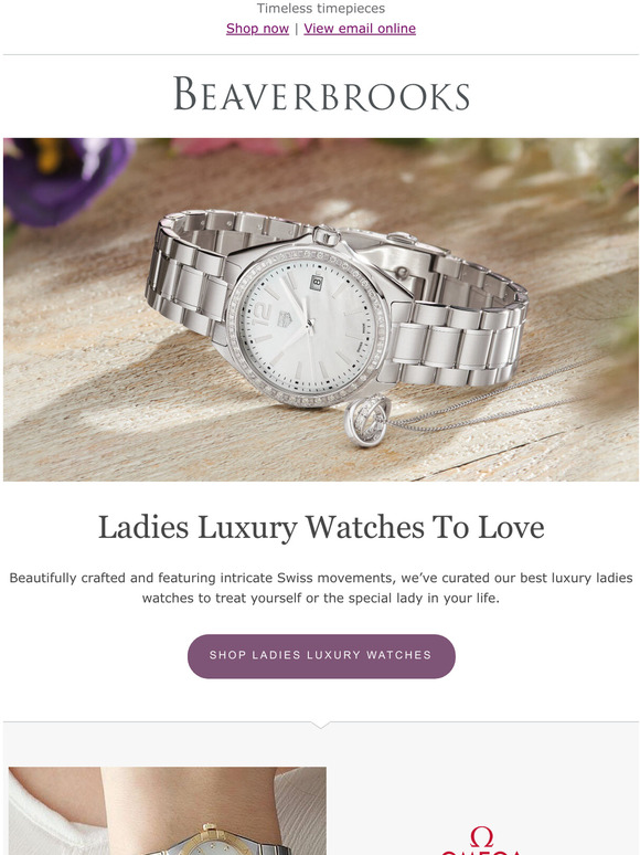 beaverbrooks ladies gucci watches