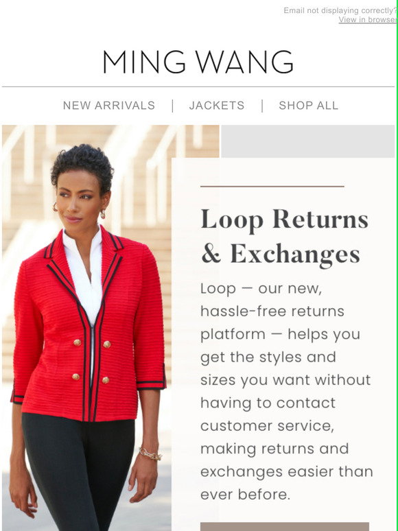 Ming Wang: Loop Is Here: A New, Easier Way for Returns & Exchanges | Milled
