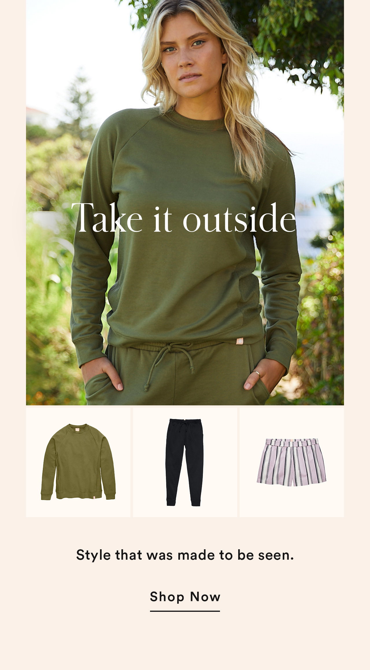 Take it outside