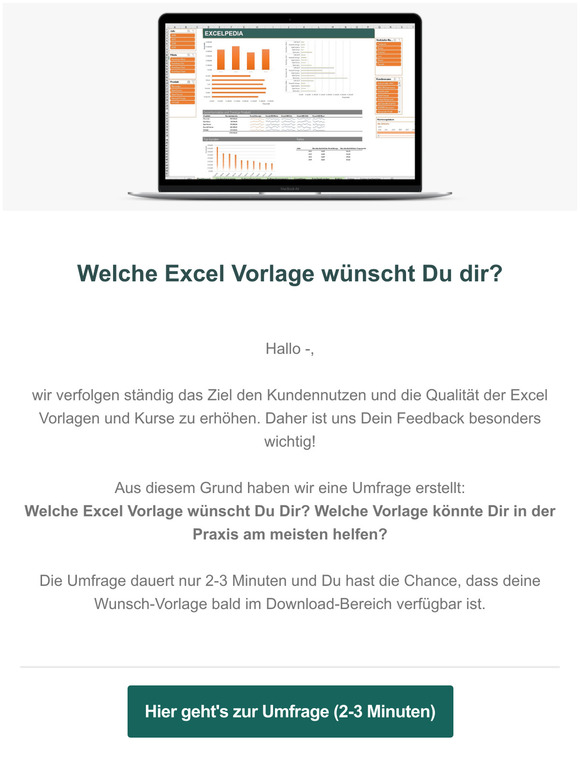 Welche Excel Vorlage wnscht Du dir?