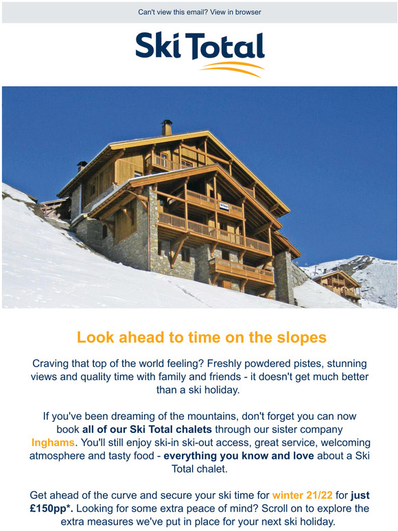 Look ahead to time on the slopes