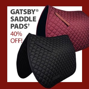 Gatsby® Saddle Pads†