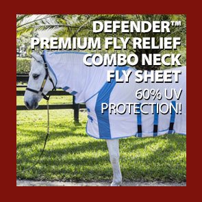 Defender™ Premium Fly Relief Combo Neck Fly Sheet