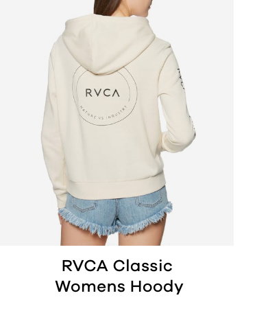 RVCA Classic Womens Pullover Hoody