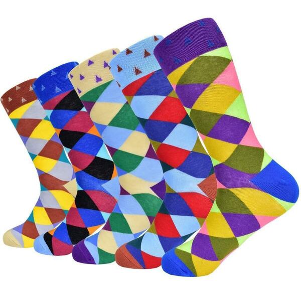 5 PAIRS FUNKY SOCKS