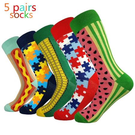 5 PAIRS FUNKY SOCKS