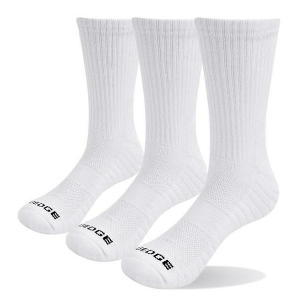 3 Pairs Men&#39;s Yuedge Cushion Sports Hiking, Work Crew Socks