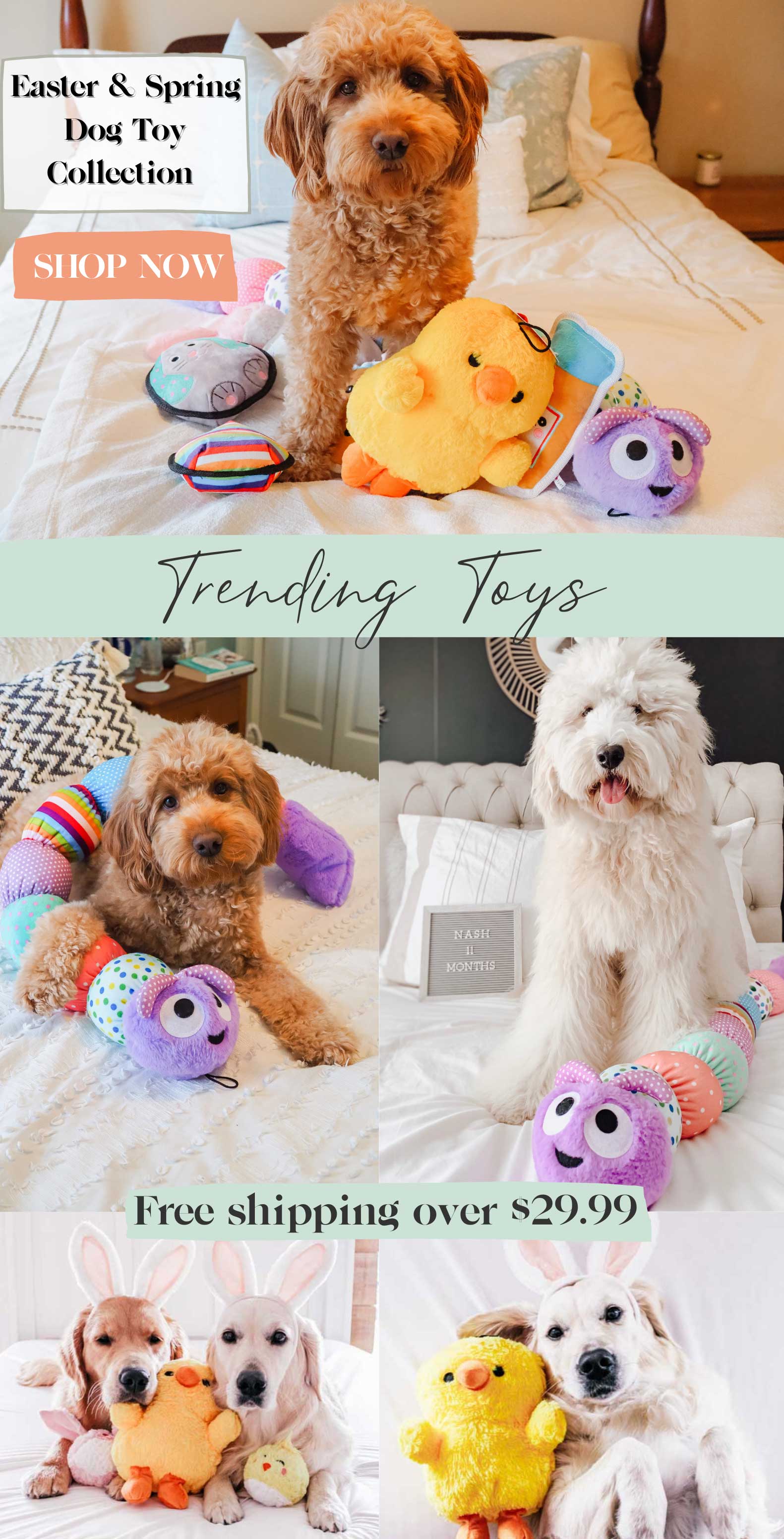 easter dog toys