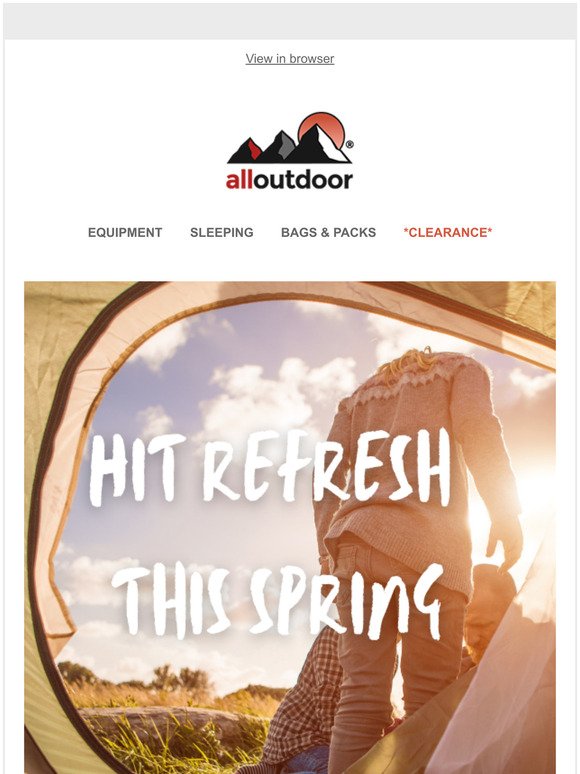 The outdoors is blooming  Celebrate it with this 10% off code!