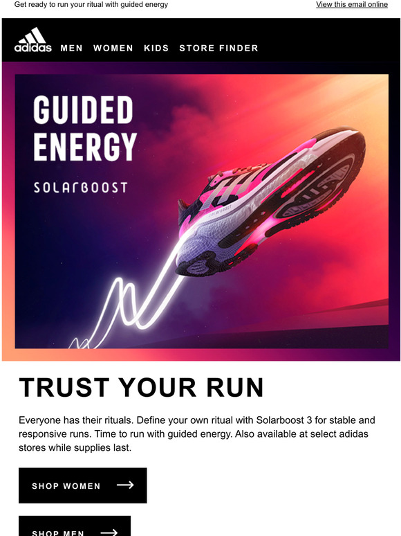 adidas newsletter