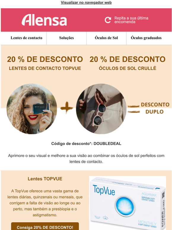 Estamos a oferecer um desconto duplo nico! Interessado?
