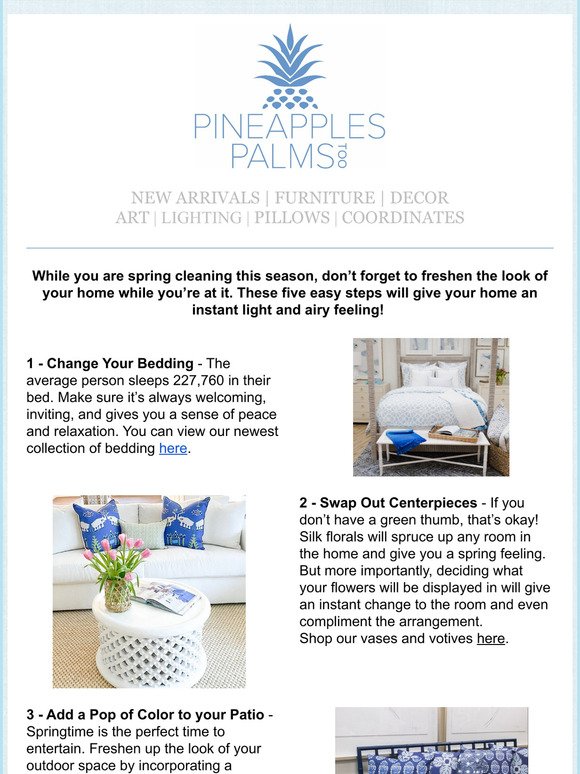 Discover 5 Ways to Freshen Your Home For Spring