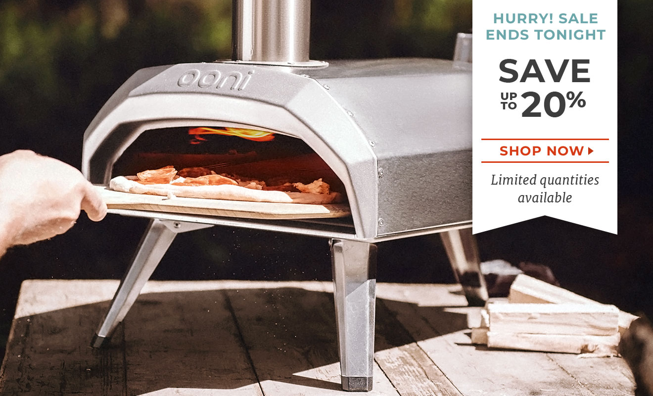 Save 20%. Sale ends tonight! Limited quantities available.