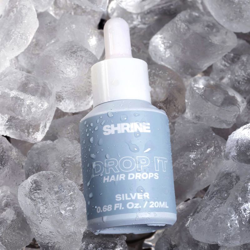 Shrine Drop It - Pink Hair Dye Drops - Semi-Permanent Hair Color - 30 Uses per Bottle - Vegan & Cruelty Free - 0.68fl oz