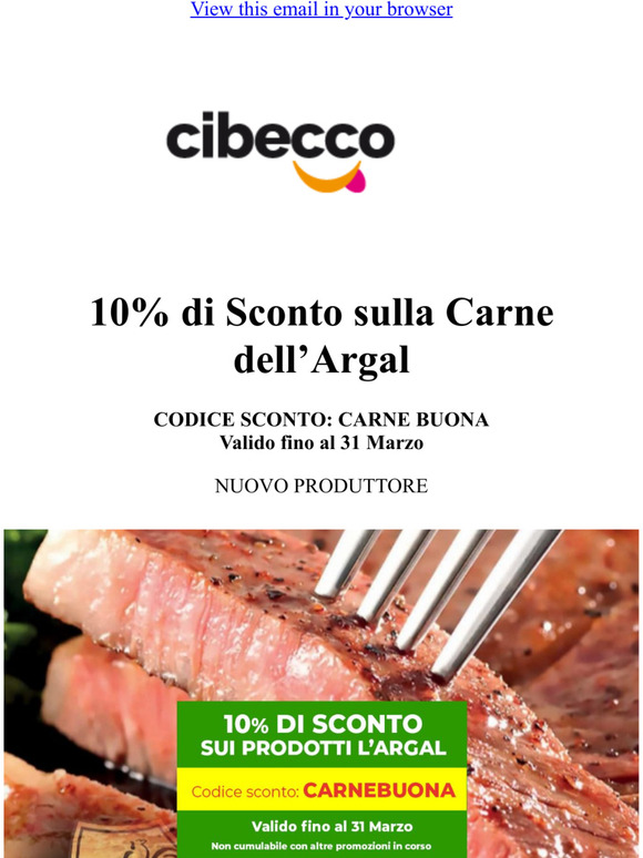 10% di Sconto sulla Carne dell'Argal - Dal Piemonte