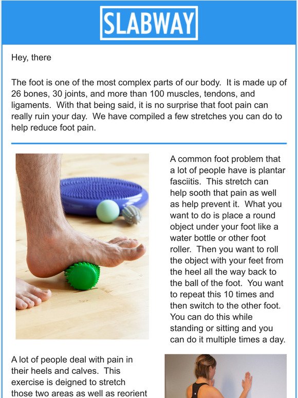 Foot Pain?  Try these 3 stretches!