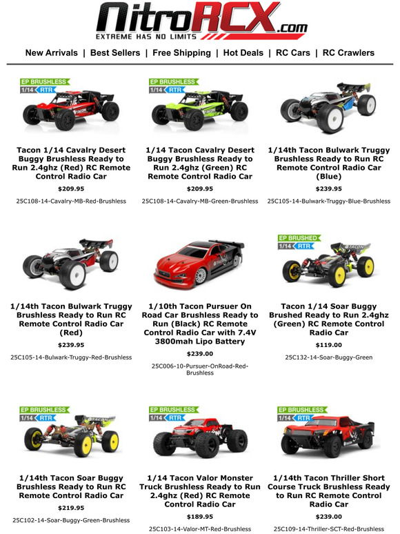 Tacon best sale rc cars